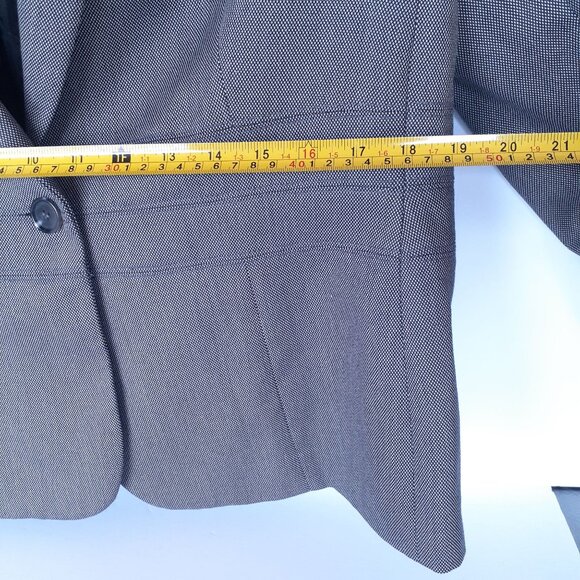 Jones New York Stretch Women's Gray Blazer Jacket With Button Closure‎ Siz… - Picture 13 of 16